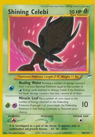 Shining Celebi (106/105) [Neo Destiny Unlimited] | Jack's On Queen