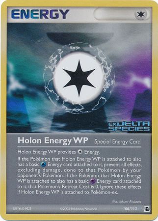 Holon Energy WP (106/113) (Stamped) [EX: Delta Species] | Jack's On Queen