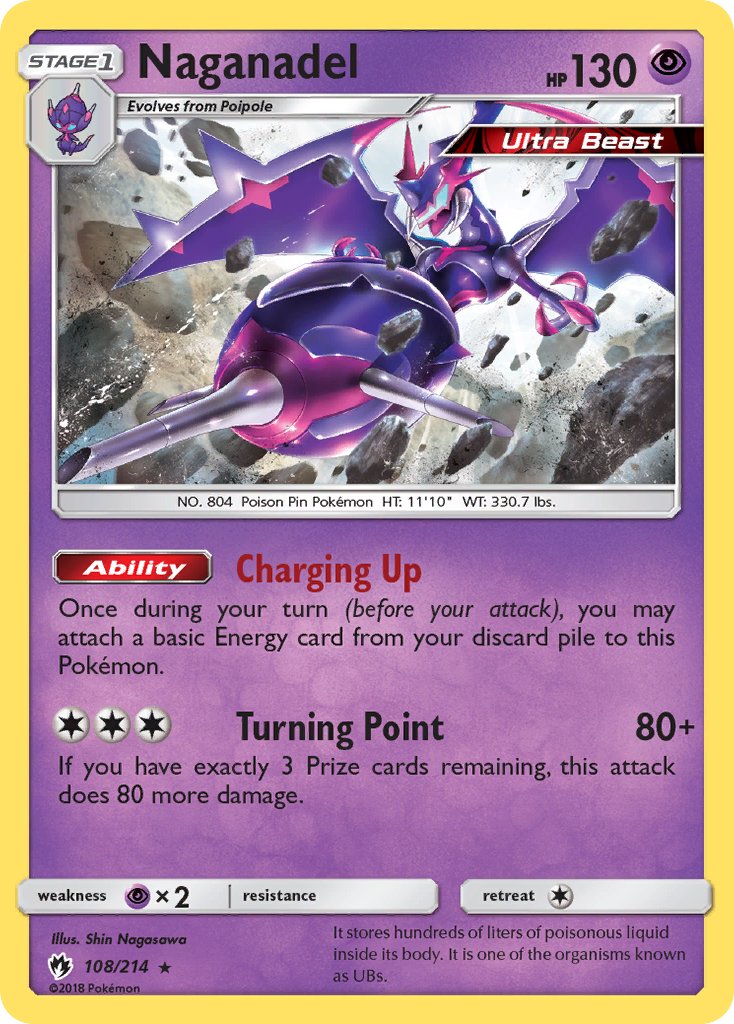 Naganadel(108/214) (Theme Deck Exclusive) [Sun & Moon: Lost Thunder] | Jack's On Queen