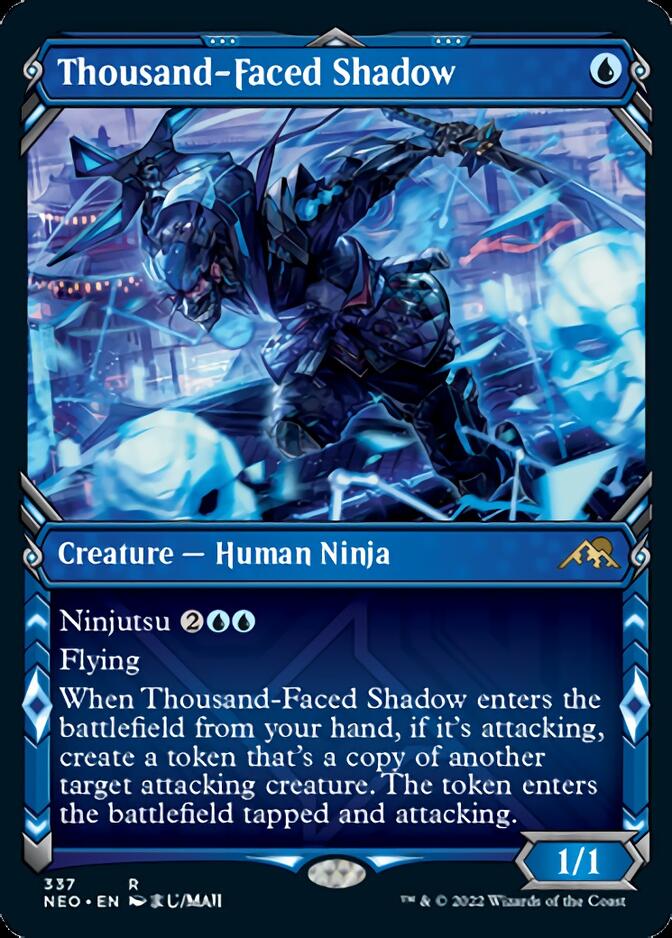 Thousand-Faced Shadow (Showcase Ninja) [Kamigawa: Neon Dynasty] | Jack's On Queen