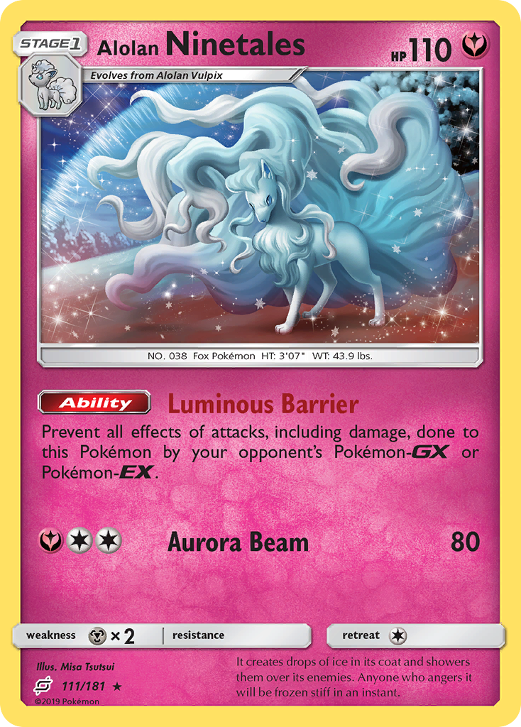 Alolan Ninetales (111/181) [Sun & Moon: Team Up] | Jack's On Queen