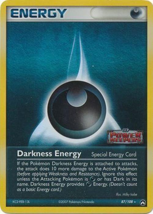 Darkness Energy (87/108) (Stamped) [EX: Power Keepers] | Jack's On Queen