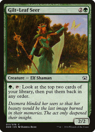 Gilt-Leaf Seer [Duel Decks: Nissa vs. Ob Nixilis] | Jack's On Queen