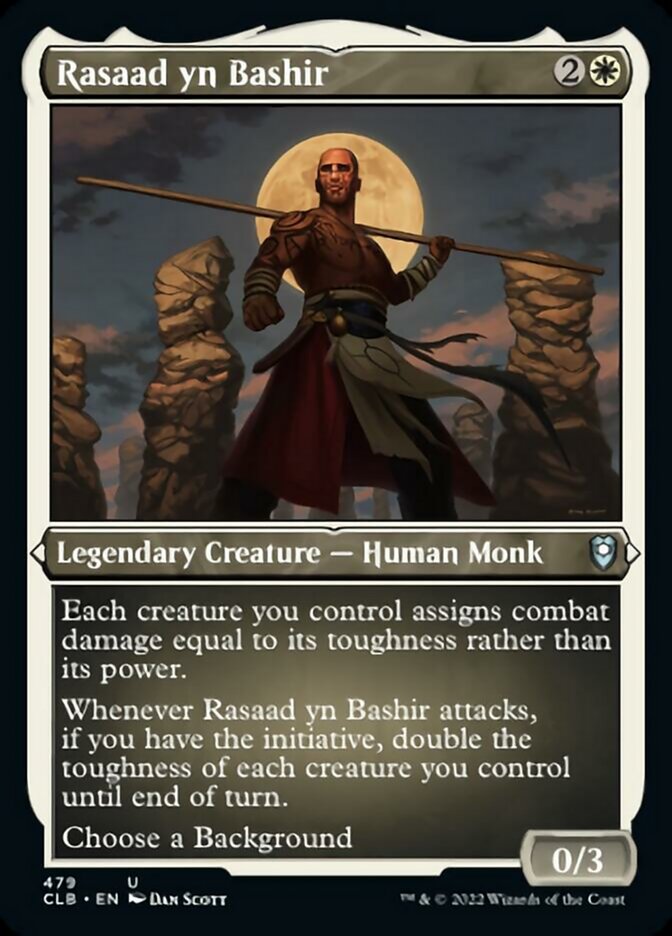 Rasaad yn Bashir (Foil Etched) [Commander Legends: Battle for Baldur's Gate] | Jack's On Queen
