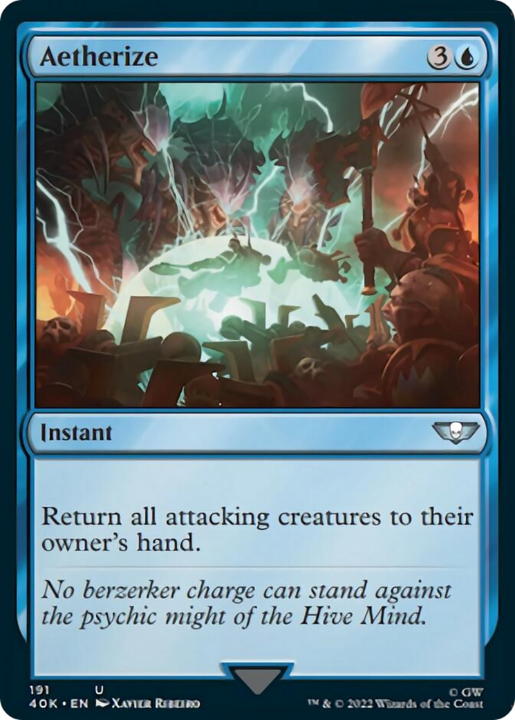 Aetherize (Surge Foil) [Universes Beyond: Warhammer 40,000] | Jack's On Queen