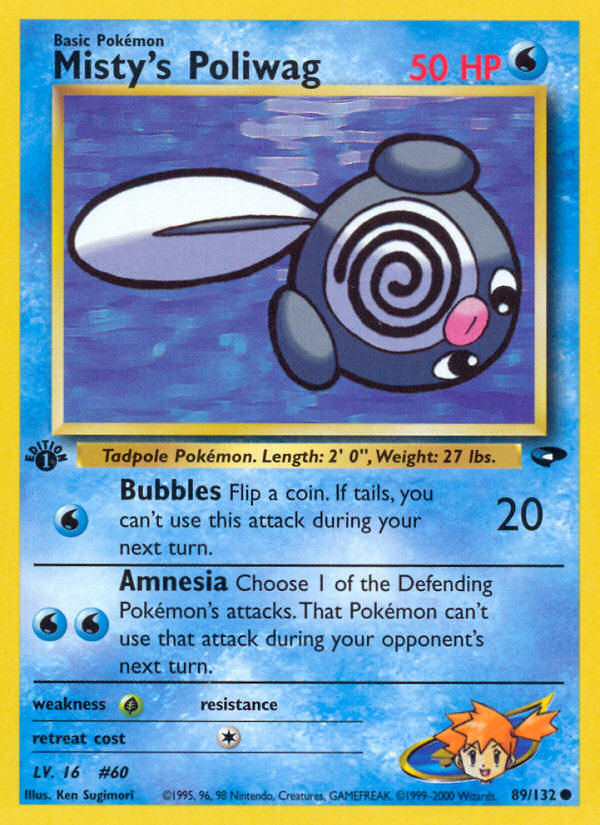 Misty's Poliwag (89/132) [Gym Challenge 1st Edition] | Jack's On Queen