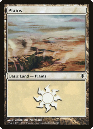 Plains (232a) [Zendikar] | Jack's On Queen