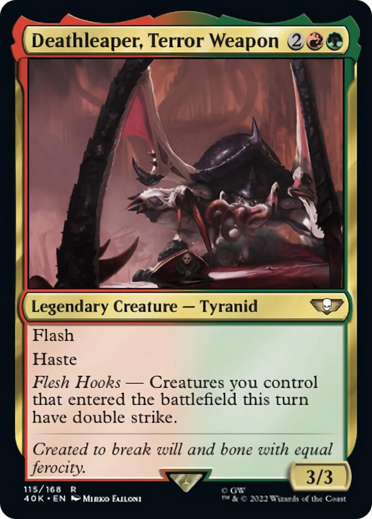 Deathleaper, Terror Weapon (Surge Foil) [Universes Beyond: Warhammer 40,000] | Jack's On Queen