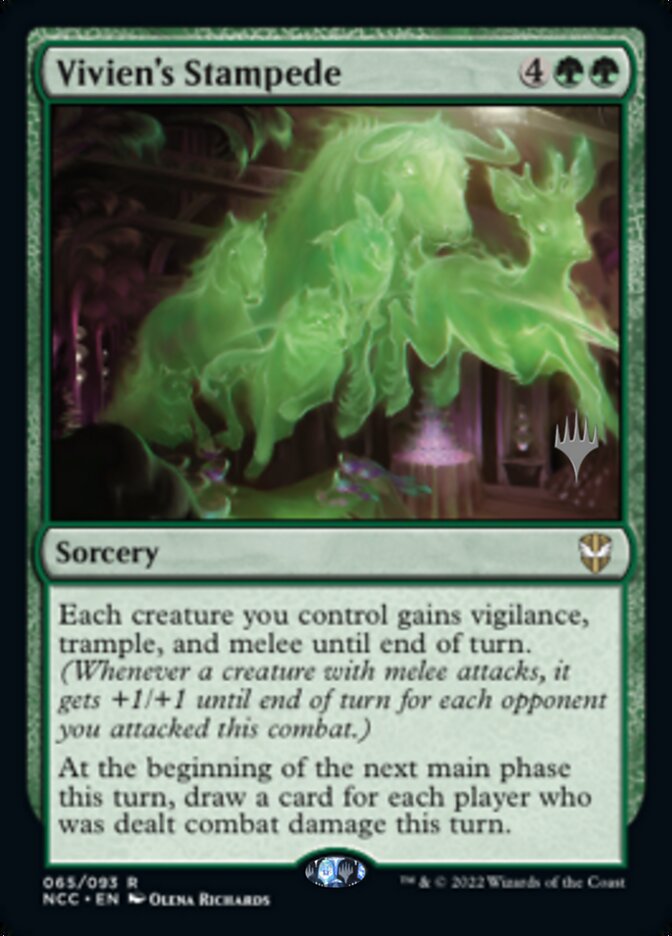 Vivien's Stampede (Promo Pack) [Streets of New Capenna Commander Promos] | Jack's On Queen