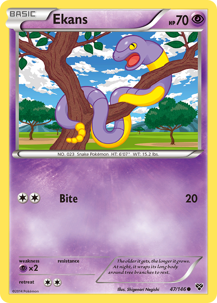 Ekans (47/146) [XY: Base Set] | Jack's On Queen