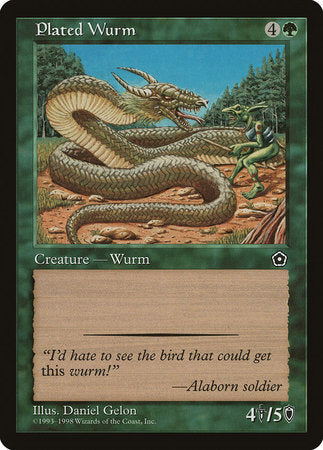 Plated Wurm [Portal Second Age] | Jack's On Queen