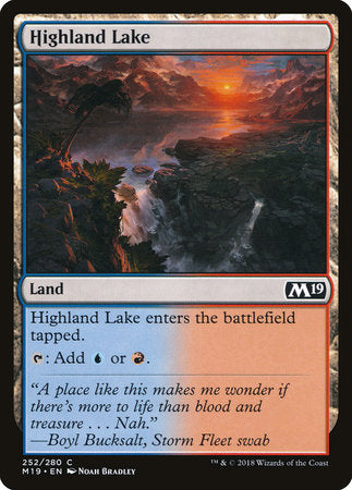 Highland Lake [Core Set 2019] | Jack's On Queen