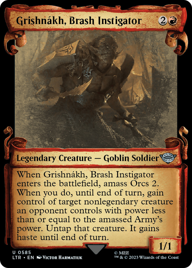 Grishnakh, Brash Instigator [The Lord of the Rings: Tales of Middle-Earth Showcase Scrolls] | Jack's On Queen