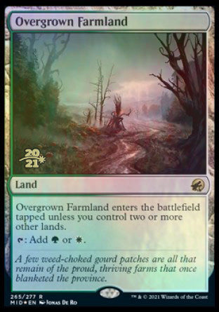 Overgrown Farmland [Innistrad: Midnight Hunt Prerelease Promos] | Jack's On Queen