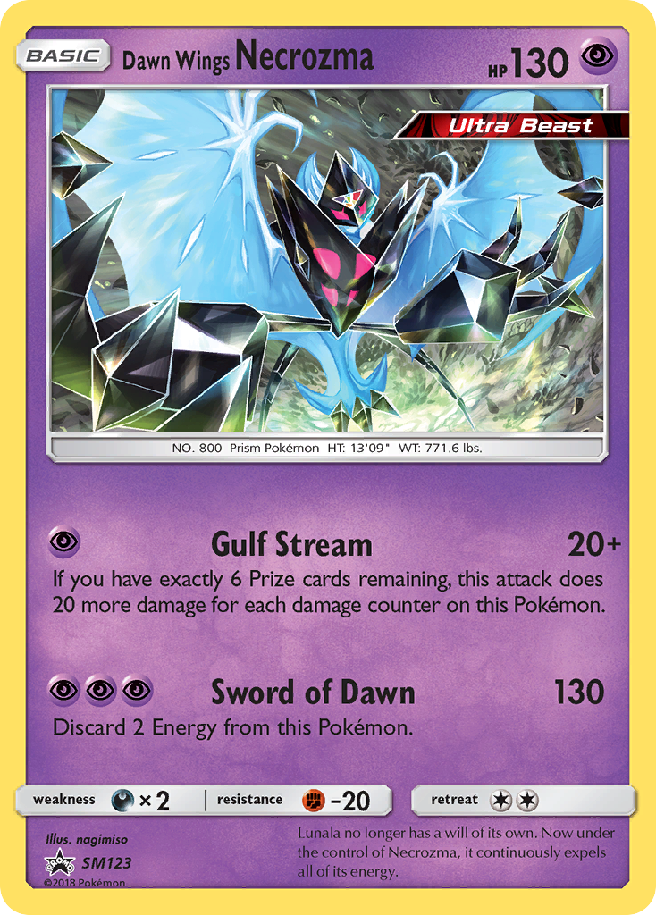 Dawn Wings Necrozma (SM123) [Sun & Moon: Black Star Promos] | Jack's On Queen