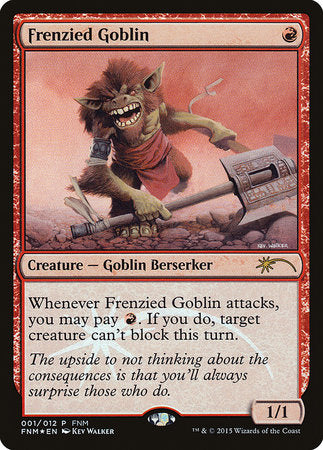 Frenzied Goblin [Friday Night Magic 2015] | Jack's On Queen