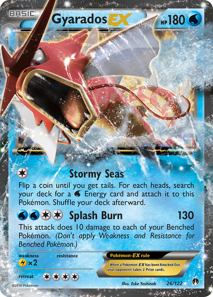 Gyarados EX (26/122) [XY: BREAKpoint] | Jack's On Queen