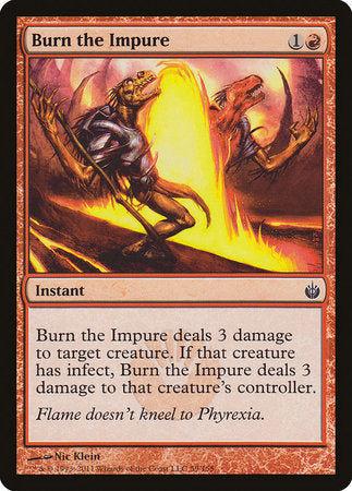 Burn the Impure [Mirrodin Besieged] | Jack's On Queen