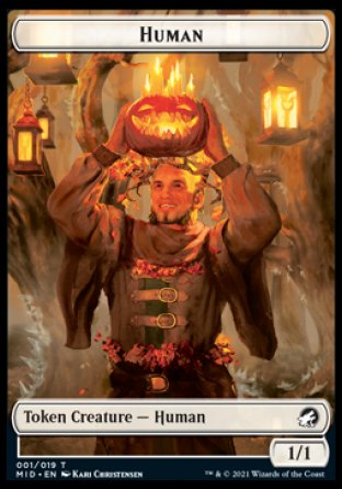Human Token [Innistrad: Midnight Hunt Tokens] | Jack's On Queen