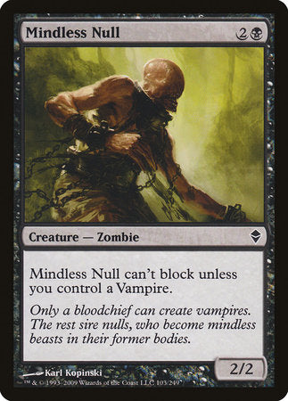 Mindless Null [Zendikar] | Jack's On Queen