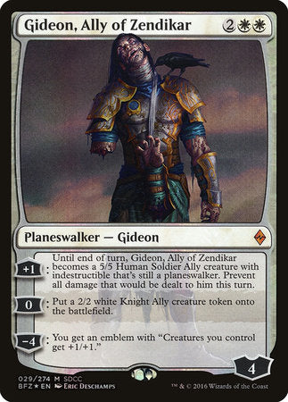 Gideon, Ally of Zendikar SDCC 2016 EXCLUSIVE [San Diego Comic-Con 2016] | Jack's On Queen