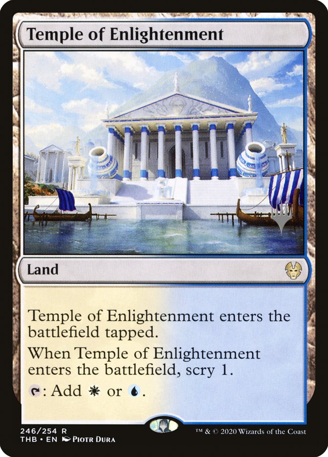 Temple of Enlightenment (Promo Pack) [Theros Beyond Death Promos] | Jack's On Queen