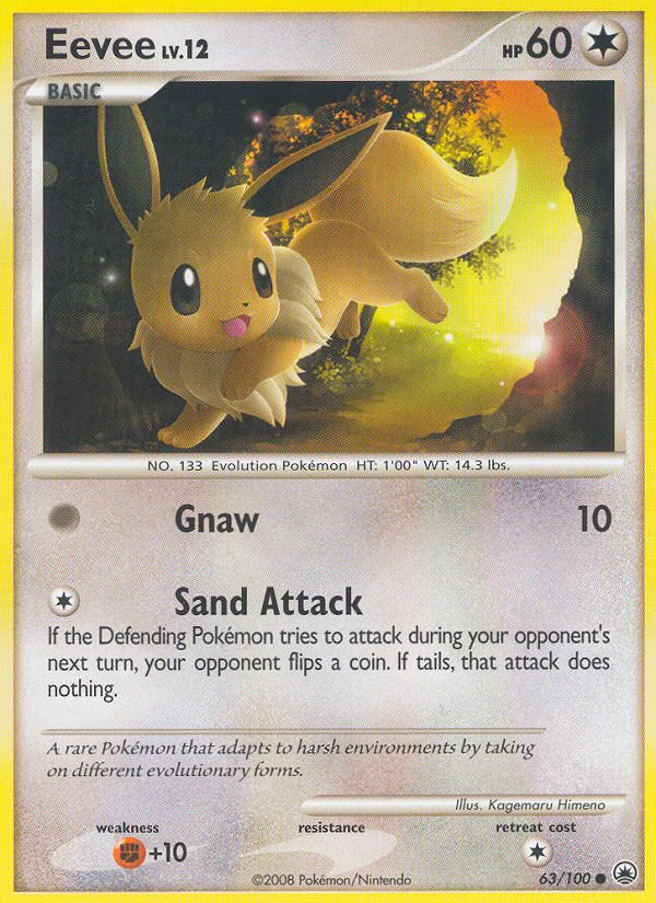 Eevee (63/100) [Diamond & Pearl: Majestic Dawn] | Jack's On Queen