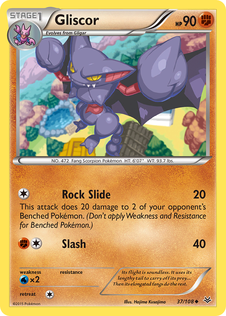 Gliscor (37/108) [XY: Roaring Skies] | Jack's On Queen