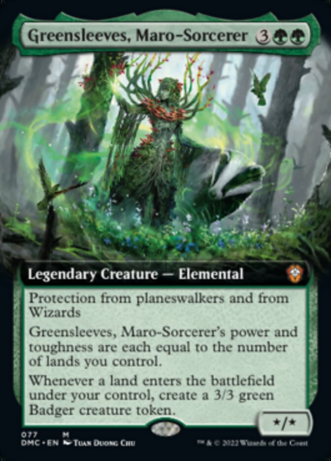 Greensleeves, Maro-Sorcerer (Extended Art) [Dominaria United Commander] | Jack's On Queen