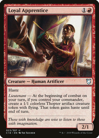Loyal Apprentice [Commander 2018] | Jack's On Queen