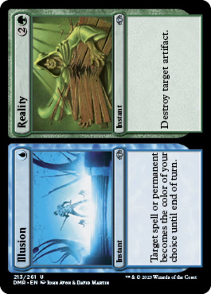 Illusion // Reality [Dominaria Remastered] | Jack's On Queen