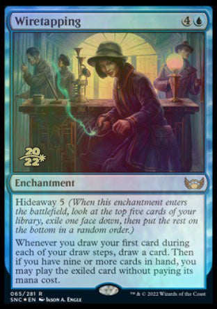 Wiretapping [Streets of New Capenna Prerelease Promos] | Jack's On Queen