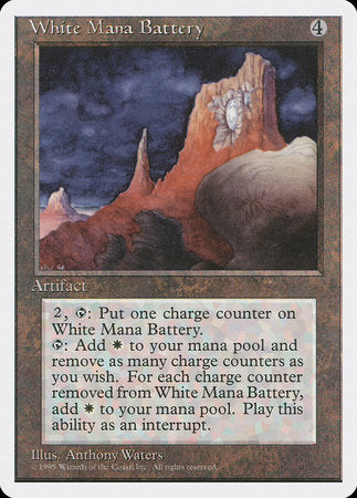 White Mana Battery [Fourth Edition] | Jack's On Queen