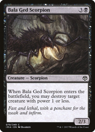 Bala Ged Scorpion [Iconic Masters] | Jack's On Queen