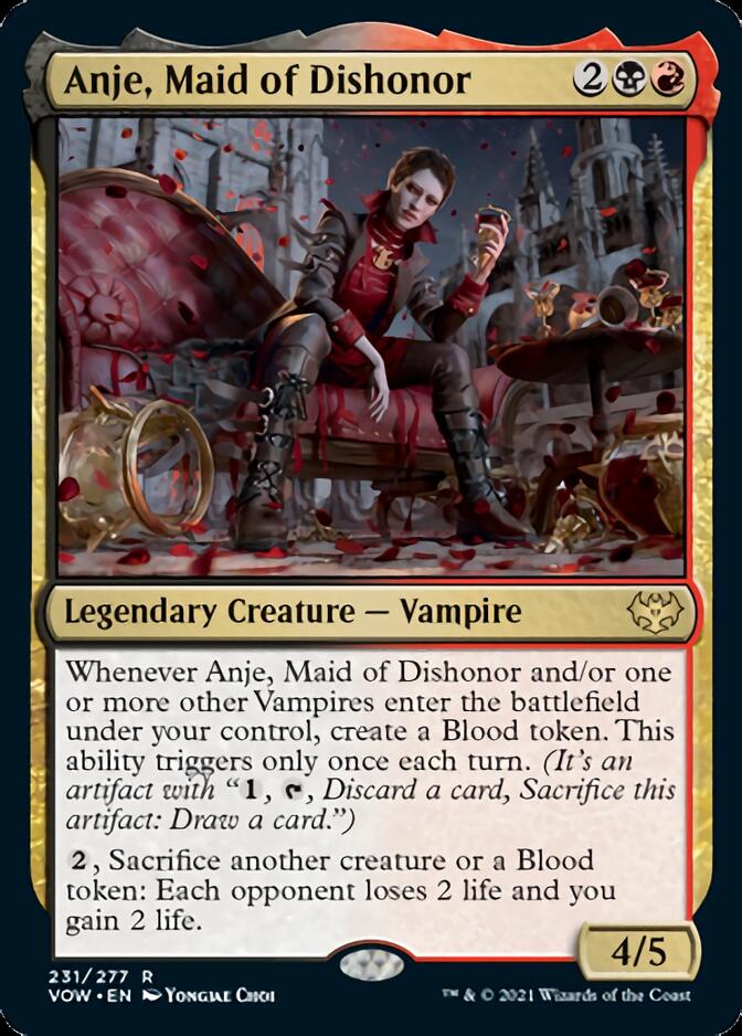 Anje, Maid of Dishonor [Innistrad: Crimson Vow] | Jack's On Queen