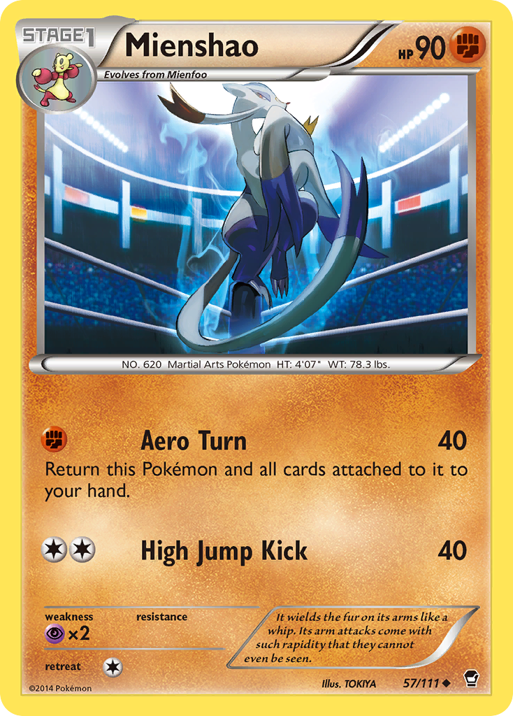 Mienshao (57/111) [XY: Furious Fists] | Jack's On Queen