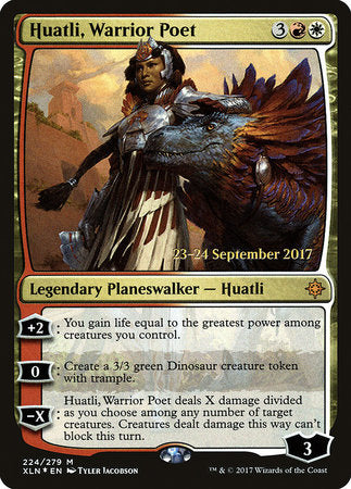 Huatli, Warrior Poet [Ixalan Promos] | Jack's On Queen