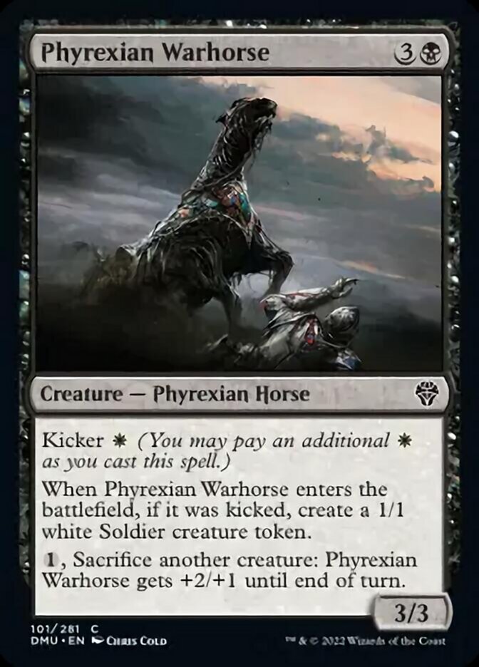 Phyrexian Warhorse [Dominaria United] | Jack's On Queen