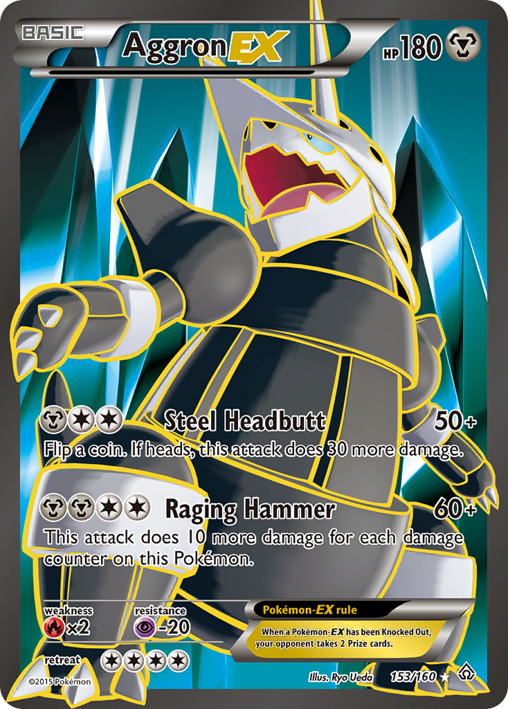 Aggron EX (153/160) [XY: Primal Clash] | Jack's On Queen