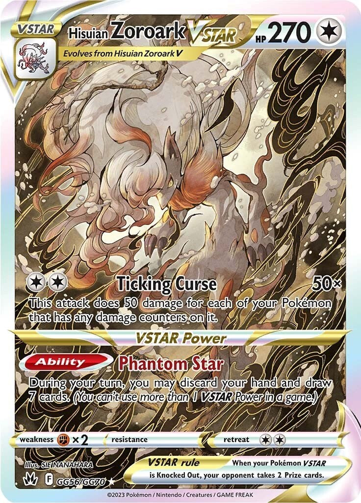 Hisuian Zoroark VSTAR (GG56/GG70) [Sword & Shield: Crown Zenith] | Jack's On Queen