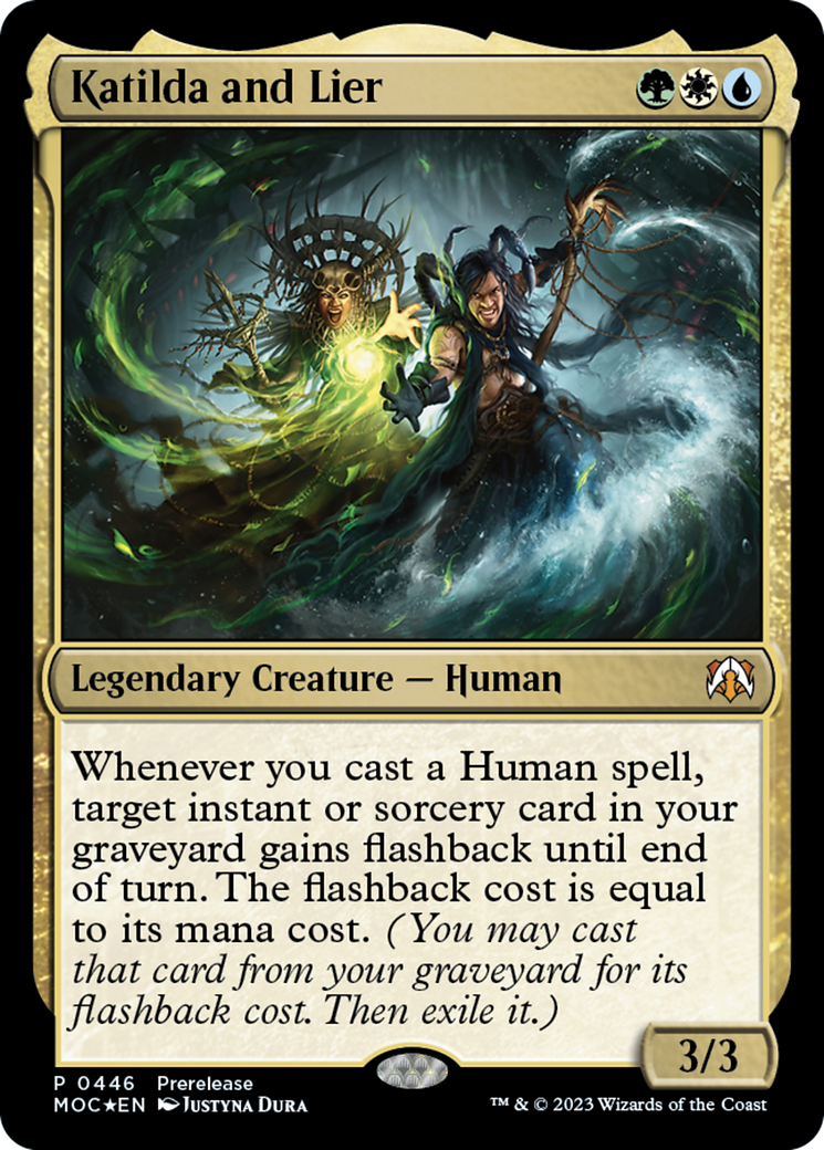 Katilda and Lier [March of the Machine Commander Prerelease Promos] | Jack's On Queen
