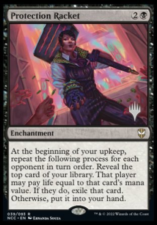 Protection Racket (Promo Pack) [Streets of New Capenna Commander Promos] | Jack's On Queen