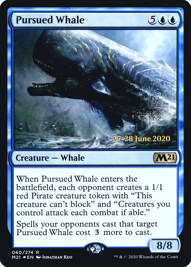 Pursued Whale  [Core Set 2021 Prerelease Promos] | Jack's On Queen