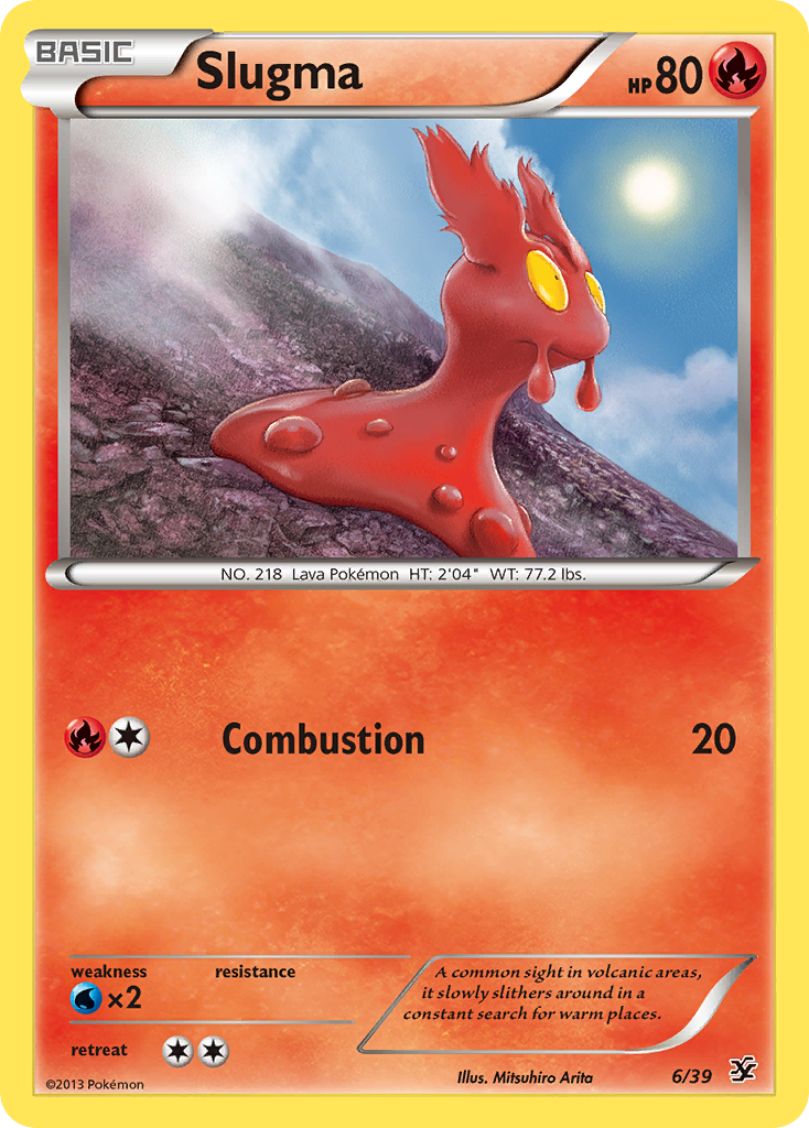 Slugma (6/39) [XY: Kalos Starter Set] | Jack's On Queen