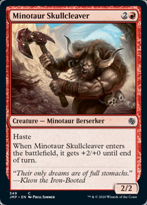 Minotaur Skullcleaver [Jumpstart] | Jack's On Queen
