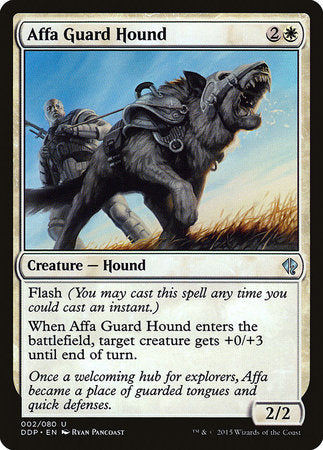 Affa Guard Hound [Duel Decks: Zendikar vs. Eldrazi] | Jack's On Queen