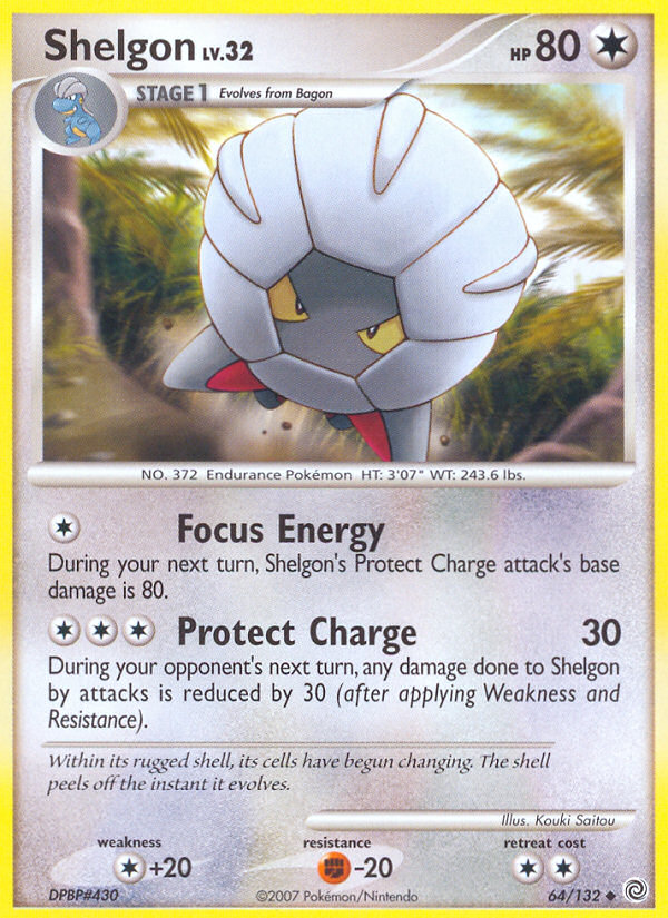 Shelgon (64/132) [Diamond & Pearl: Secret Wonders] | Jack's On Queen