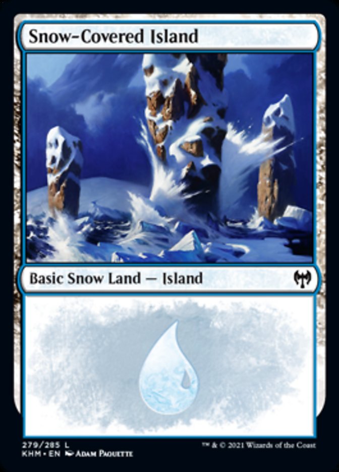 Snow-Covered Island (279) [Kaldheim] | Jack's On Queen