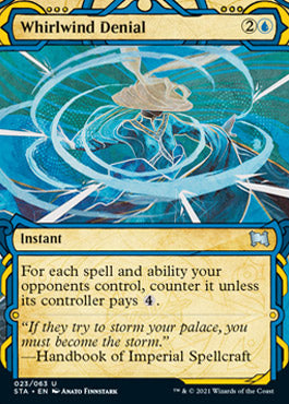 Whirlwind Denial  (Etched Foil) [Strixhaven Mystical Archive] | Jack's On Queen
