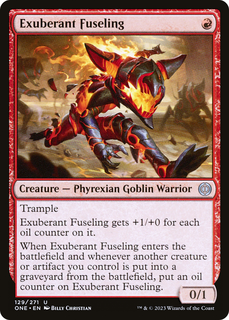 Exuberant Fuseling [Phyrexia: All Will Be One] | Jack's On Queen